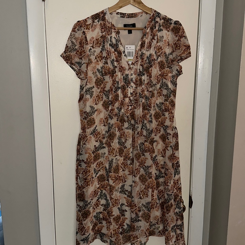 NWT MSK dress. Size 14P.
